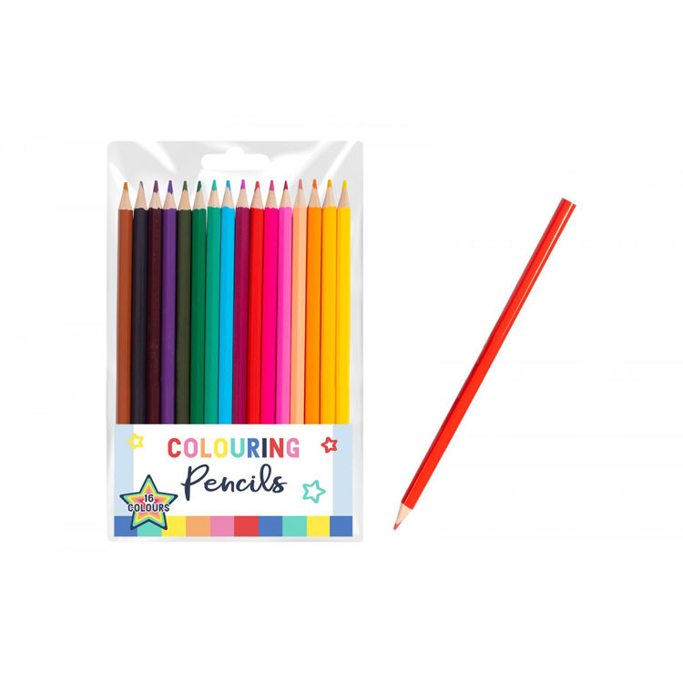 Picture of FN1048-OODLES 16 COLOURING PENCILS